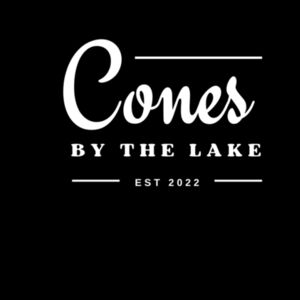 Cones By The Lake Logo Cropped Hoodie Design
