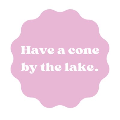 Have A Cone By The Lake Logo Pink Thumbnail